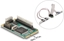Picture of Delock Mini PCIe I/O PCIe full size 2 x Serial RS-232, 1 x Parallel