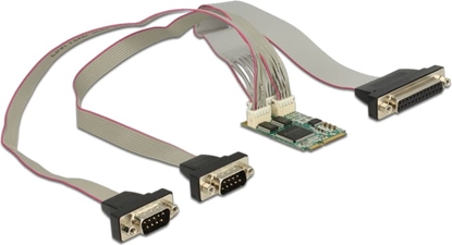 Picture of Delock Module MiniPCIe I/O PCIe full size 2 x Serial RS-232 + 1 x Parallel