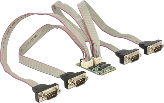 Picture of Delock Module MiniPCIe I/O PCIe full size 4 x Serial RS-232 with Voltage supply