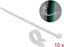 Picture of Delock Mounting Clamp 25.4 mm with Cable Tie L 300 x W 7,2 mm white