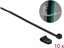 Picture of Delock Mounting Clamp 3.2 mm with Cable Tie L 100 x W 2.5 mm black