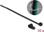 Attēls no Delock Mounting Clamp 6.4 mm with Cable Tie L 200 x W 3.6 mm black