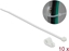Attēls no Delock Mounting Clamp 9.5 mm with Cable Tie L 200 x W 4.8 mm white