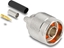 Attēls no Delock N plug for crimping LMR 200 with matching shrink tube