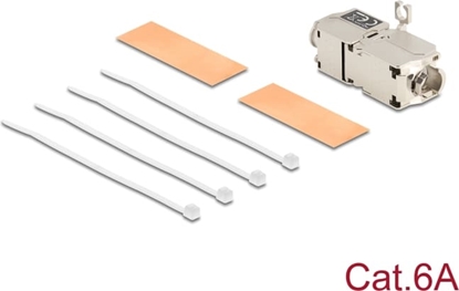 Picture of Delock Network Cable Connector LSA to LSA Cat.6A STP toolfree