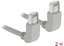 Picture of Delock Network cable RJ45 Cat.5e SF/UTP upwards / upwards angled 2 m