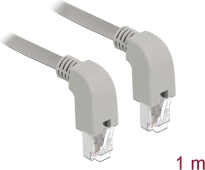 Picture of Delock Network cable RJ45 Cat.6 S/FTP downwards / downwards angled 1 m
