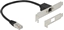 Picture of Delock Network Extension Cable RJ45 Cat.5e 30 cm with Standard and Low Profile Slot Bracket