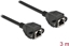 Attēls no Delock Network Extension Cable S/FTP RJ45 jack to RJ45 jack Cat.6A 3 m black