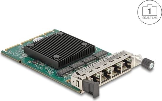Picture of Delock OCP 3.0 Card to 4 x RJ45 Gigabit LAN