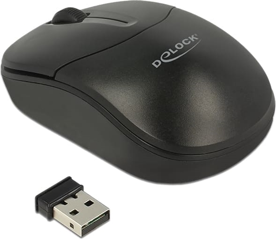 Picture of Delock Optical 3-button mini mouse 2.4 GHz wireless