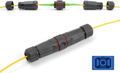 Picture of Delock Optical Fiber Cable Connector SC Simplex female to SC Simplex female UPC waterproof