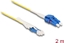 Изображение Delock Optical Fiber Cable CS male to LC Duplex singlemode G657A2 / OS2 Uniboot 2 m