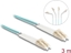 Picture of Delock Optical Fiber Cable LC Duplex to LC Duplex Multi-mode OM3 angled 3 m
