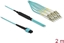 Attēls no Delock Optical Fiber Cable MPO female to 6 x LC Duplex male, Multi-mode OM3, 50/125 µm, 2 m