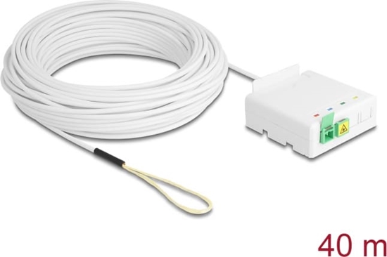 Picture of Delock Optical Fiber Connection Box 2 x SC/APC Simplex with drop cable set 40 m