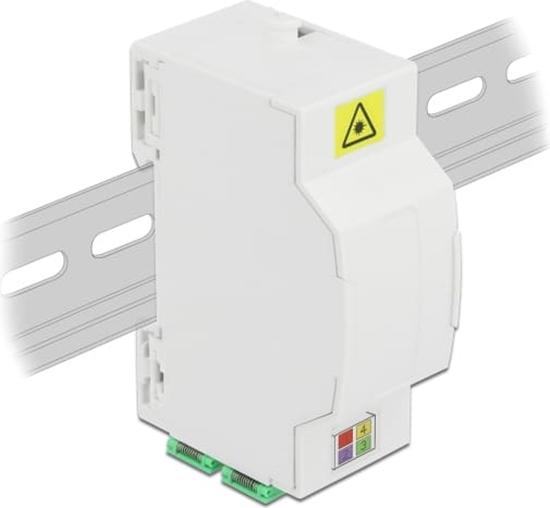 Picture of Delock Optical Fiber Connection Box for DIN Rail 4 x SC Simplex or LC Duplex