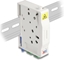 Attēls no Delock Optical Fiber Connection Box for DIN rail with splice holder and 2 x SC Simplex coupler