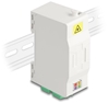 Picture of Delock Optical Fiber Connection Box for DIN rail with splice holder and 4 x LC Duplex coupler