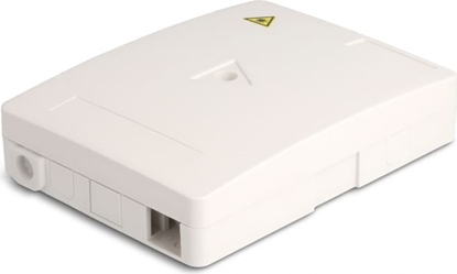 Picture of Delock Optical Fiber Connection Box for wall mounting for 2 x SC Simplex or LC Duplex white