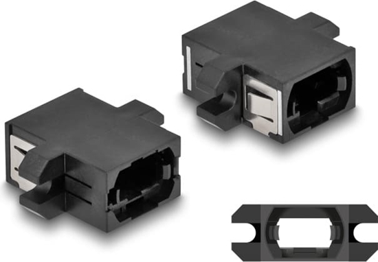 Picture of Delock Optical Fiber Coupler MPO female to MPO female black