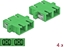 Picture of Delock Optical Fiber Coupler SC Duplex female to SC Duplex female Single-mode 4 pieces green