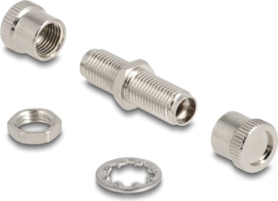 Picture of Delock Optical Fiber Coupler SMA 905 Simplex female to SMA 905 Simplex female metal