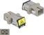 Picture of Delock Optical Fiber Coupler with laser protection flip SC Simplex female to SC Simplex female Multi-mode beige