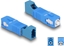 Picture of Delock Optical Fiber Hybrid Coupler SC Simplex male to LC Simplex female blue