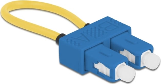 Picture of Delock Optical Fiber loopback Adapter SC / UPC singlemode blue
