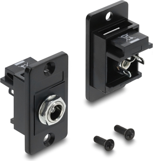 Picture of Delock Panel Mount DC 5.5 x 2.5 mm female black