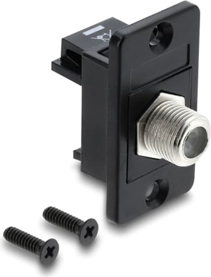 Picture of Delock Panel Mount F female to F female black