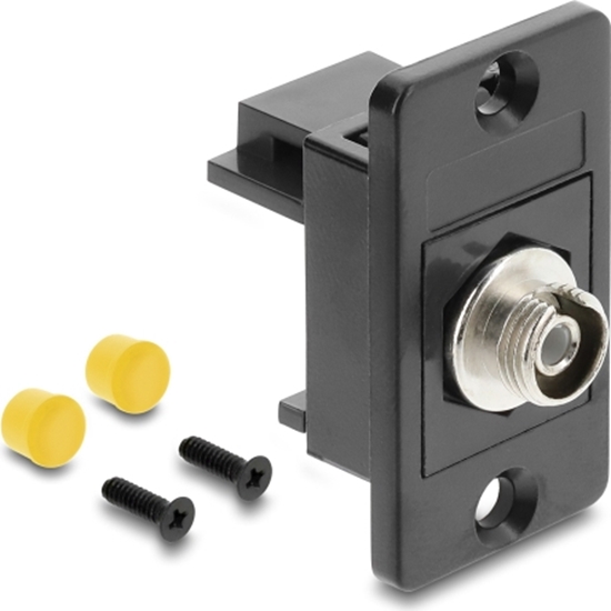 Picture of Delock Panel Mount FC Simplex female to female black
