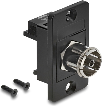 Picture of Delock Panel Mount IEC female to F female black