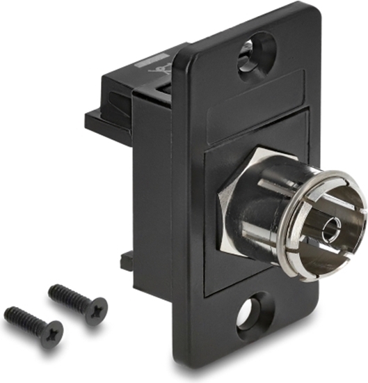 Picture of Delock Panel Mount IEC female to F female black