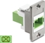 Изображение Delock Panel Mount SC Simplex female to SC Simplex female silver / limegreen / white