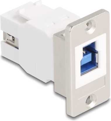 Picture of Delock Panel Mount USB 5 Gbps Type-B female to USB Type-A female conical