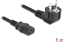 Attēls no Delock PC power cord earthed plug CEE 7/7 90° angled to C13 female, 1 m, 3 x 0.75 mm² black