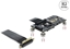 Изображение Delock PCI Express 3.0 x4 to M.2 Key M Adapter with fan and cable 10 cm