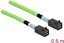 Изображение Delock PCI Express Cable Mini SAS HD SFF-8673 to SFF-8673 0.5 m