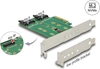 Picture of Delock PCI Express Card > 3 x M.2 Slot - Low Profile Form Factor