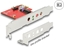 Picture of Delock PCI Express x1 Card > 1 x internal M.2 Key E - Low Profile Form Factor