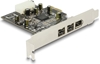 Picture of Delock PCI Express x1 Card > 2 x external FireWire B + 1 x external FireWire A