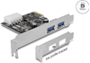 Picture of Delock PCI Express x1 Card > 2 x external SuperSpeed USB 5 Gbps (USB 3.2 Gen 1) Type-A female