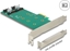 Изображение Delock PCI Express x1 Card > 2 x internal M.2 Key B 110 mm - Low Profile Form Factor