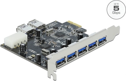 Picture of Delock PCI Express x1 Card > 5 x external + 2 x internal USB 3.0
