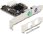 Изображение Delock PCI Express x1 Card to 2 x PS/2 and USB Pin Header - Low Profile Form Factor