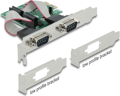 Picture of Delock PCI Express x1 Card to 2 x Serial RS-232