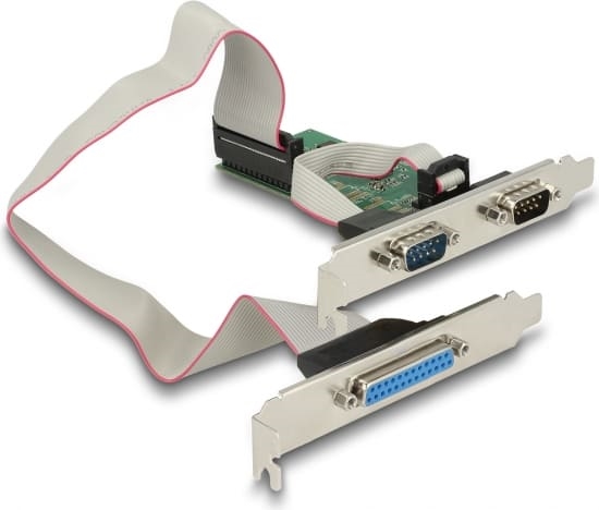 Picture of Delock PCI Express x1 Card to 2 x Serial RS-232 + 1 x Parallel