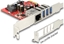 Изображение Delock PCI Express x1 Card to 3 x external USB 5 Gbps + 1 x external Gigabit LAN - Low Profile Form Factor